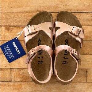 Birkenstock Kids Sandals - Metallic Pink